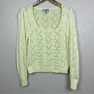 ASOS • Square Neck Bobble Jumper